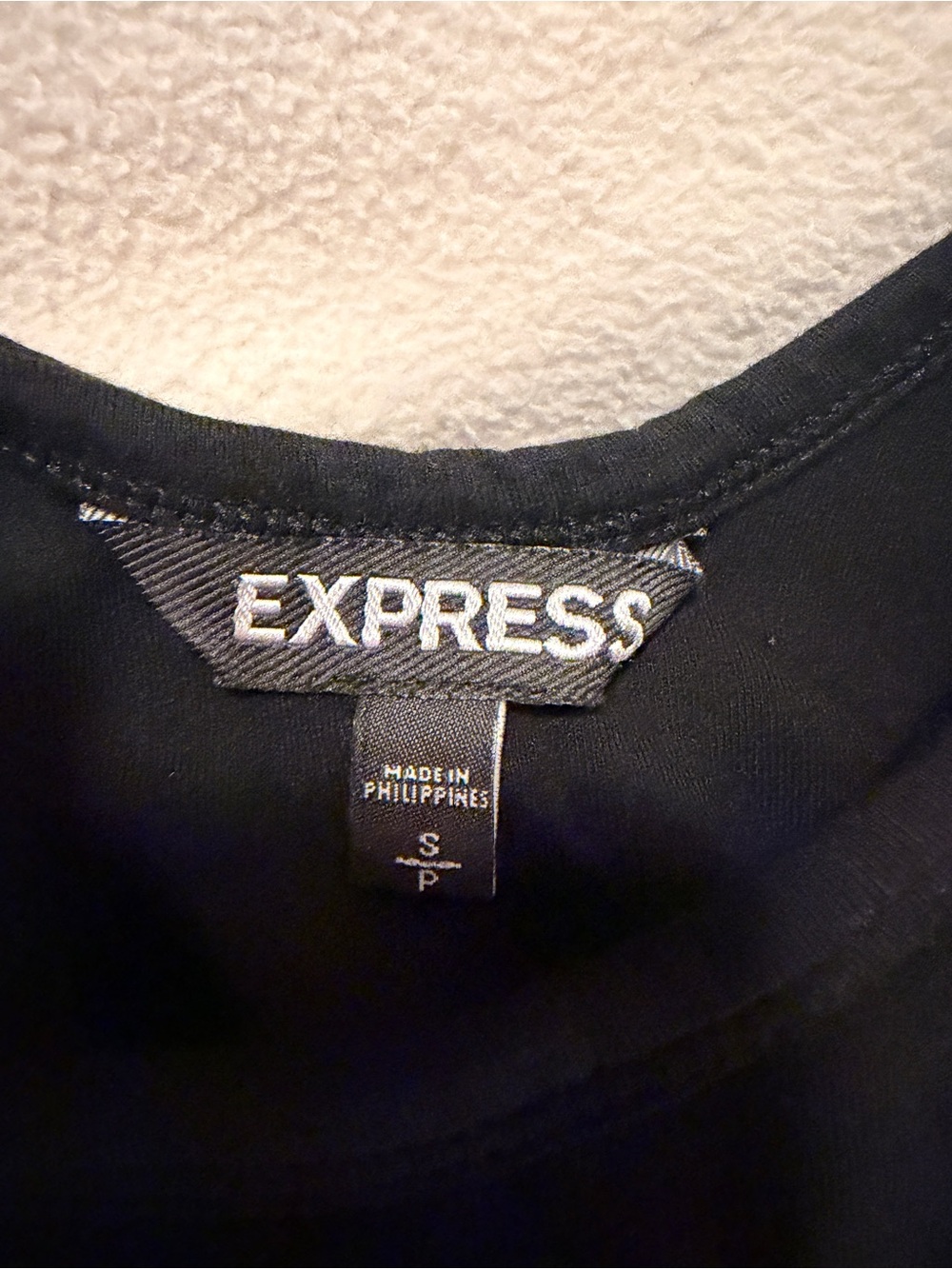 Express Black Ruched Tank Dress - Picture 4 of 7
